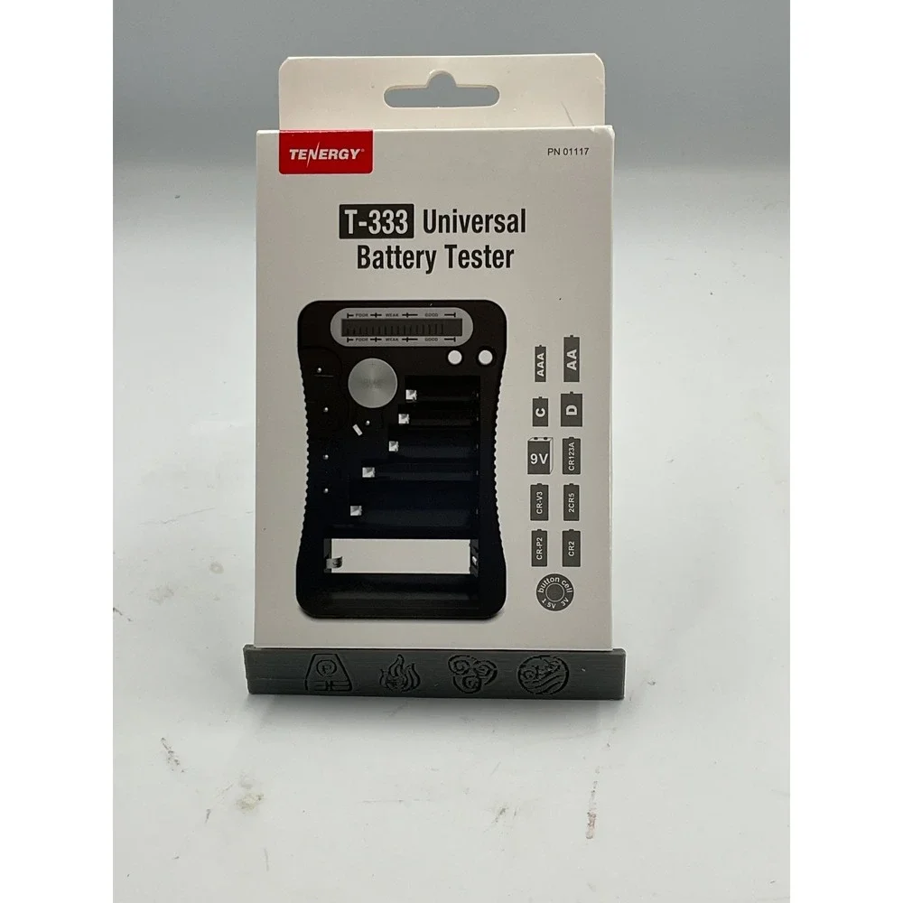 Tenergy T-333 Universal Battery‎ Tester for AA/AAA/C/D/9V